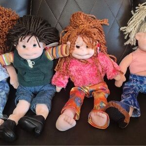 4 Ty Beanie Boppers with tags 2001 Wisconsin Oregon Louisiana Alabama Vintage 01